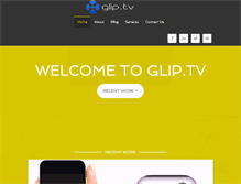 Tablet Screenshot of glip.tv